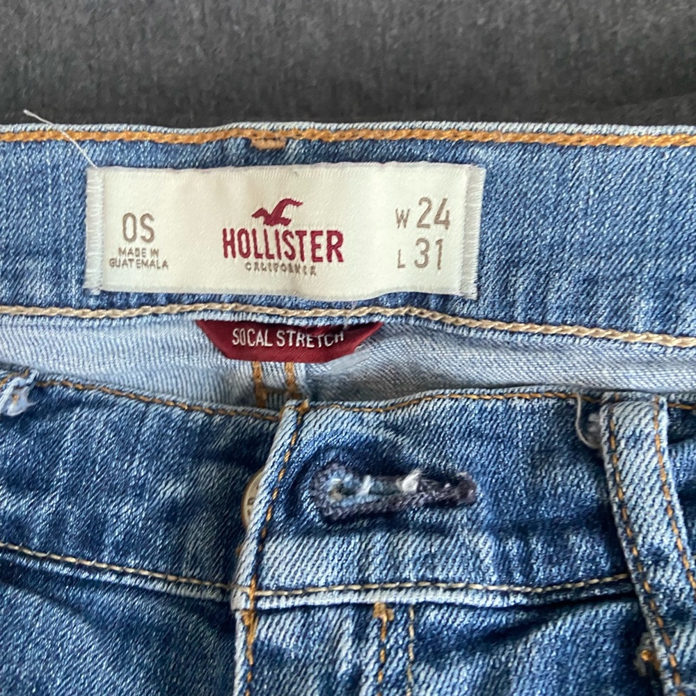 Hollister Women's Blue Skinny Jeans - Stretch Denim - Picture 2 of 2